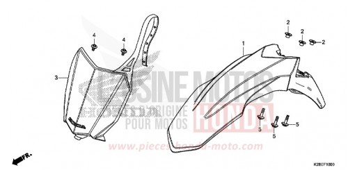 AILE AVANT CRF125FP de 2023